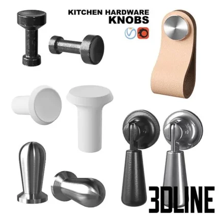 Knob Set IKEA(3dline.net)