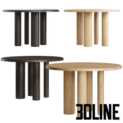 Mailen Round Table by Kave Home(3dline.net)