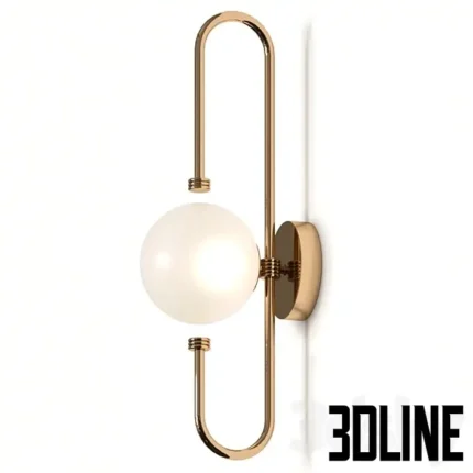 Mezzo Collection Parker II Wall Lamp(3dline.net)