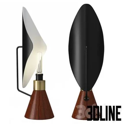 Mid Century Modern Table Lamp(3dline.net)