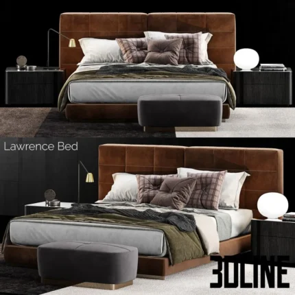 Minotti Lawrence Bed 4(3dline.net)