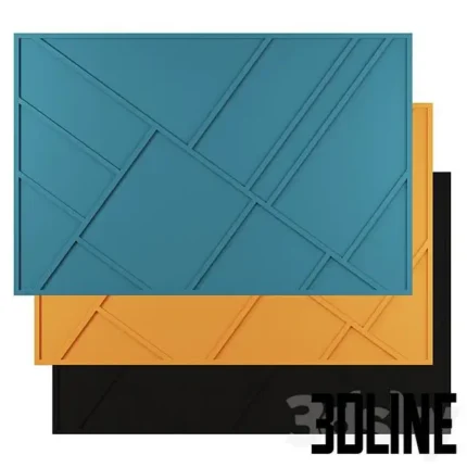 Modern Accent Wall by BYOT(3dline.net)