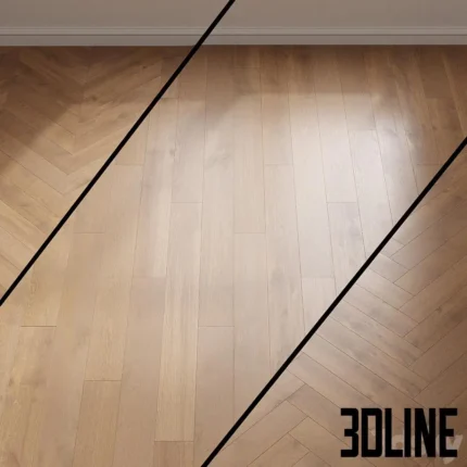 Parquet oak Kyoto Coswick Inspire(3dline.net)