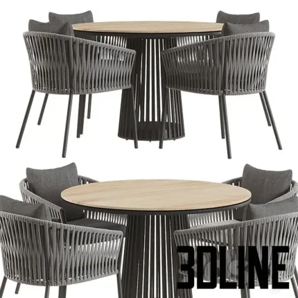 Porto Dining Chair(3dline.net)