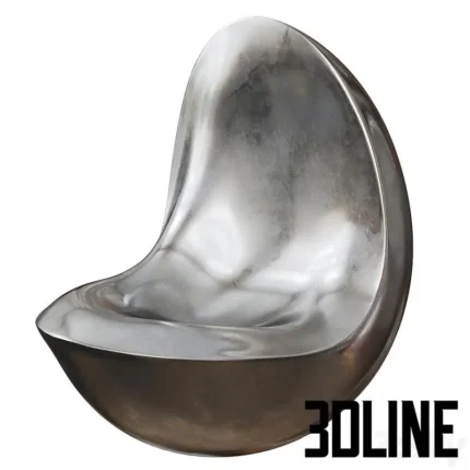 Ron Arad metal chair(3dline.net)