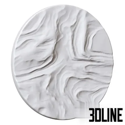 Round Abstract Panel(3dline.net)