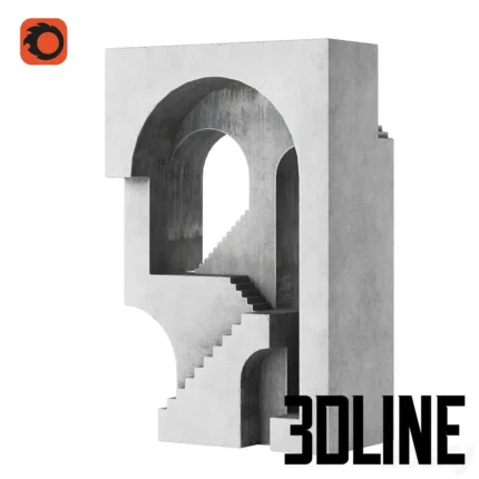 Sculpture Stairway No3 by David Umemoto(3dline.net)