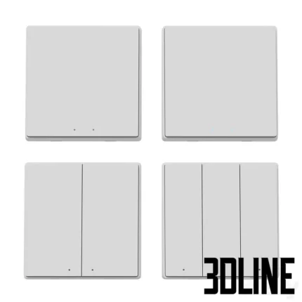 Smart switch Aqara D1(3dline.net)