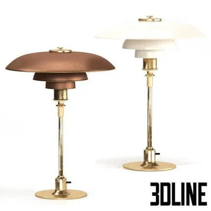 Table Lamp by Poul Henningsen(3dline.net)