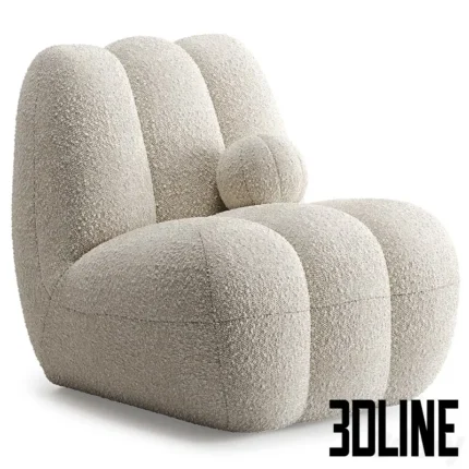 Toe Lounge Chair By 101 Copenhagen(3dline.net)