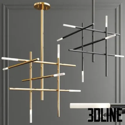 Traverse chandelier(3dline.net)