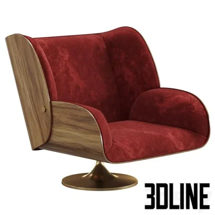 VIRGINIA ARMCHAIR Essential Home(3dline.net)
