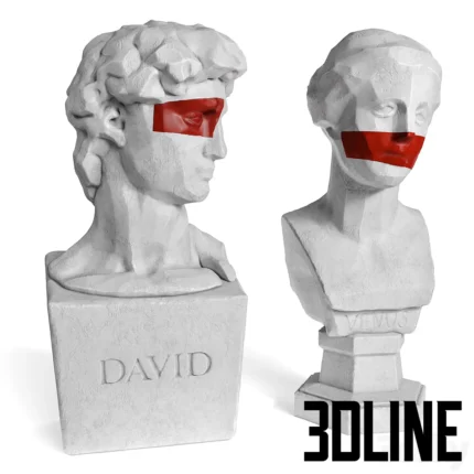 Venus and David edges bust(3dline.net)