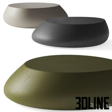 Vondom Stone Coffee Tables(3dline.net)
