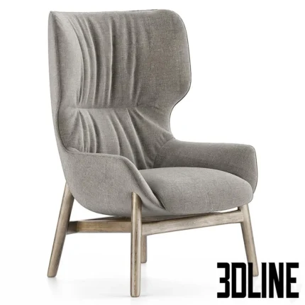 XAYLON armchair By PARLA design(3dline.net)