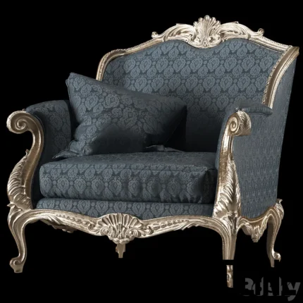 kosovart rococo armchair(3dline.net)