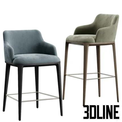 Bar stool Form S Sofaclub(3dline.net)