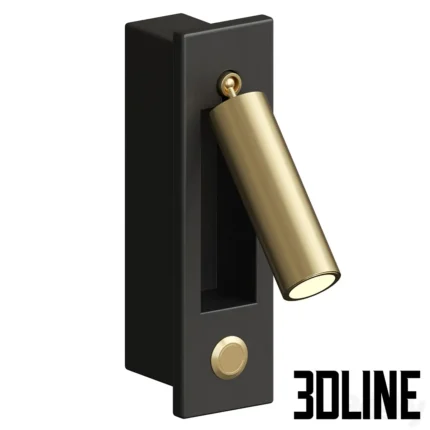 Embedded Bedside Sconce(3dline.net)