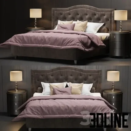 Julia Lilu Art Bed(3dline.net)