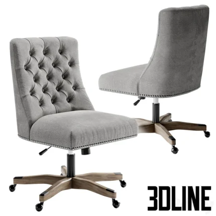 Linon Home Decor Honor Light Gray Offic(3dline.net)