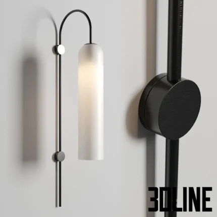 float wall sconce light(3dline.net)