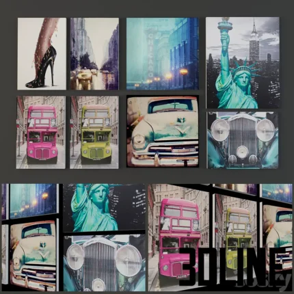 A selection of contemporary paintings(3dline.net)