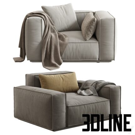 Arflex Marechiaro Armchair 139(3dline.net)