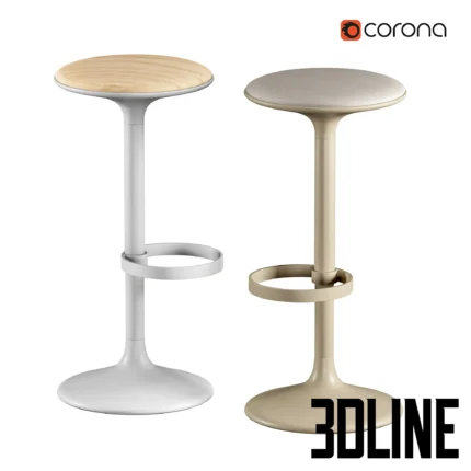 Bar stool Hula BQ2795(3dline.net)