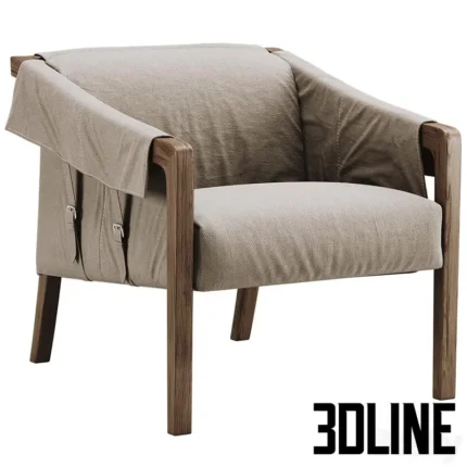 Bauer Armchair(3dline.net)