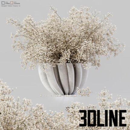 Bouquet Indoor Plants 14(3dline.net)