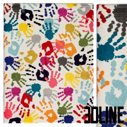 Carpet nuLOOM Pinkie Handprint Rug(3dline.net)