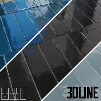 Ceramic Wall Tiles DNA ECLAT(3dline.net)