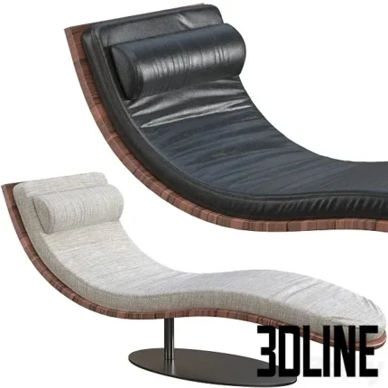 Chaise Longue Oliver B Balzo(3dline.net)