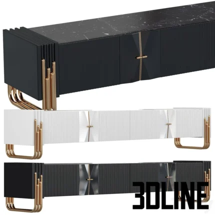 Console Palazzo with materials(3dline.net)