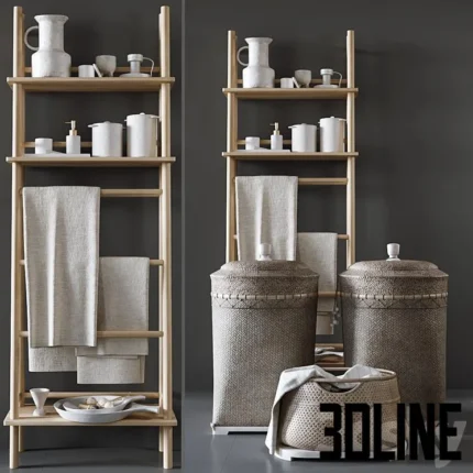 Decorative bathroom set 16(3dline.net)