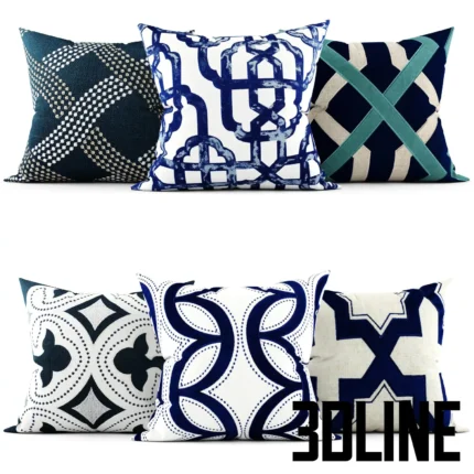 Decorative pillows(3dline.net)