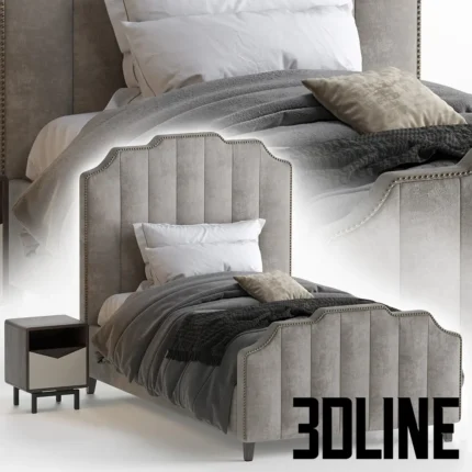 Eden single bed(3dline.net)