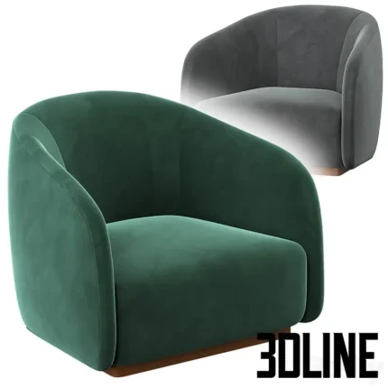 Fendi Casa Fanny armchair(3dline.net)