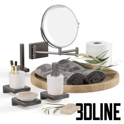 Hansgrohe AddStoris Bathroom Accessories(3dline.net)