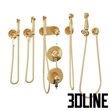 Hygienic shower collection 02(3dline.net)