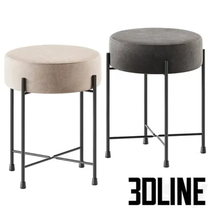 JYSK Stool Padborg Pouf(3dline.net)
