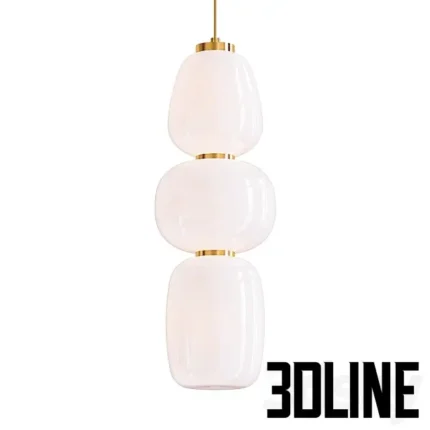 Lampion Triple Stacked Pendant(3dline.net)