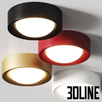 Leds C4 Miso Ceiling Lamps(3dline.net)
