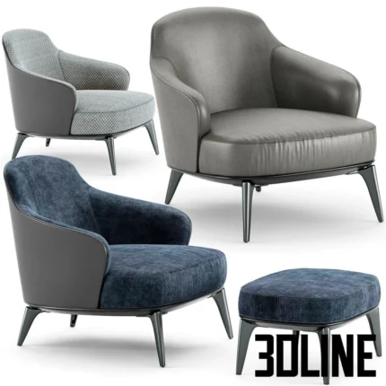 Leslie Armchair(3dline.net)