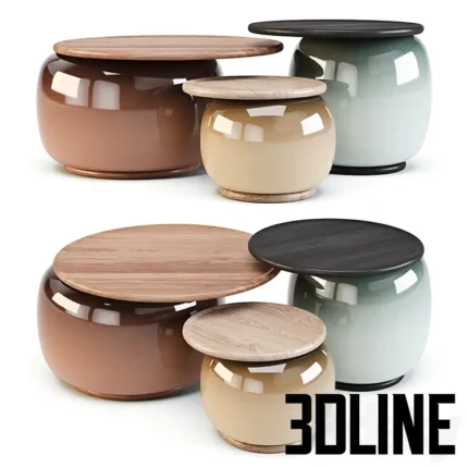 Linteloo Balanced Coffee Tables(3dline.net)