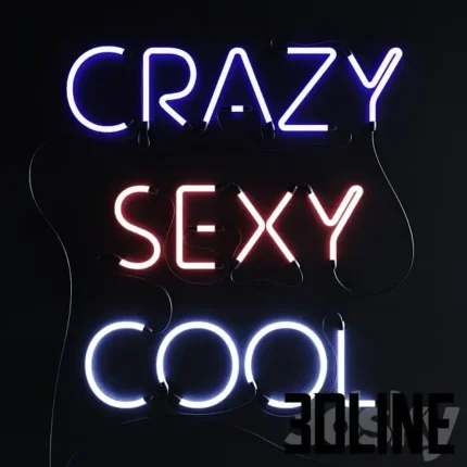 Neon Set 019 Neon Sign(3dline.net)