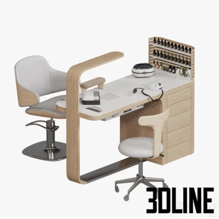 Nilo HIBISCUS Manicure table(3dline.net)