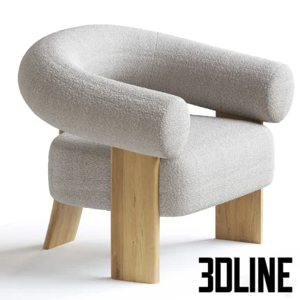 OSMA ARMCHAIR(3dline.net)