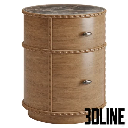 Pietro Bedside Table 2(3dline.net)