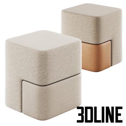 Pouf Rocha By Carpanese Home(3dline.net)